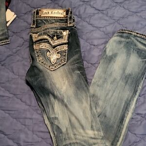 Rock Revival Women's Dark Blue Boot Cut Jeans